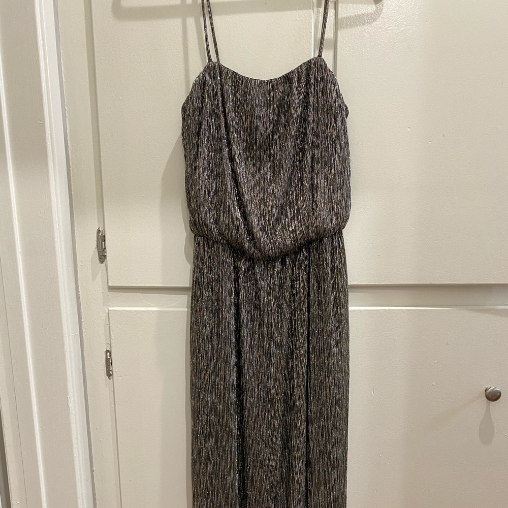 Rebecca Vallance metallic jumpsuit